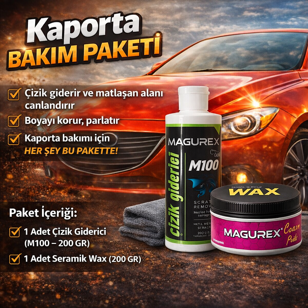 ÇİZİK GİDERİCİ VE BOYA KORUMA SERAMİK  WAX