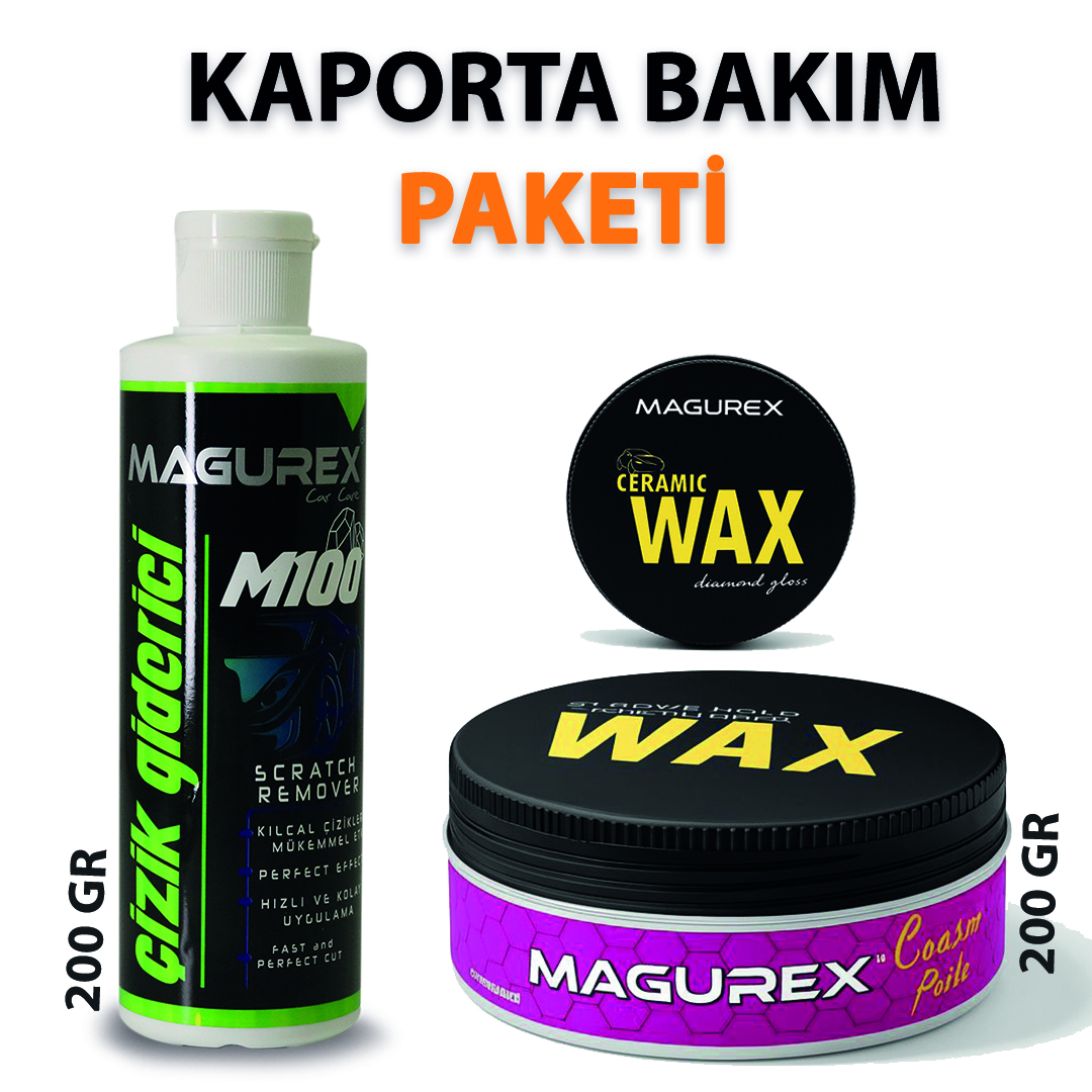 ÇİZİK GİDERİCİ VE BOYA KORUMA SERAMİK  WAX  PAKETİ