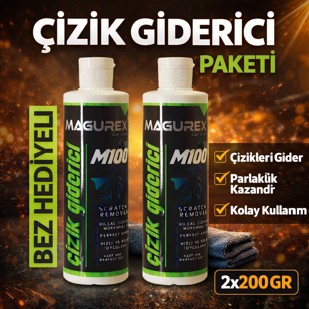ÇİZİK GİDERİCİ 2 ADET KAMPANYALI BEZ HEDİYELİ