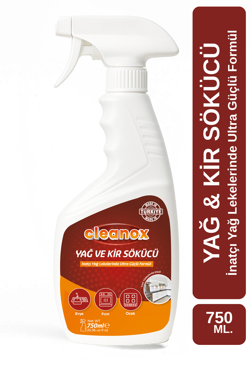 Cleanoxtr Yağ ve Kir Çözücü